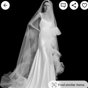 Ruffled Veil from Etsy